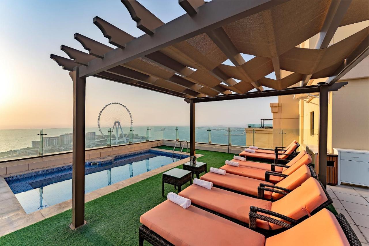 Jbr Penthouse With Terrace Pool Apartman Dubaj Kültér fotó