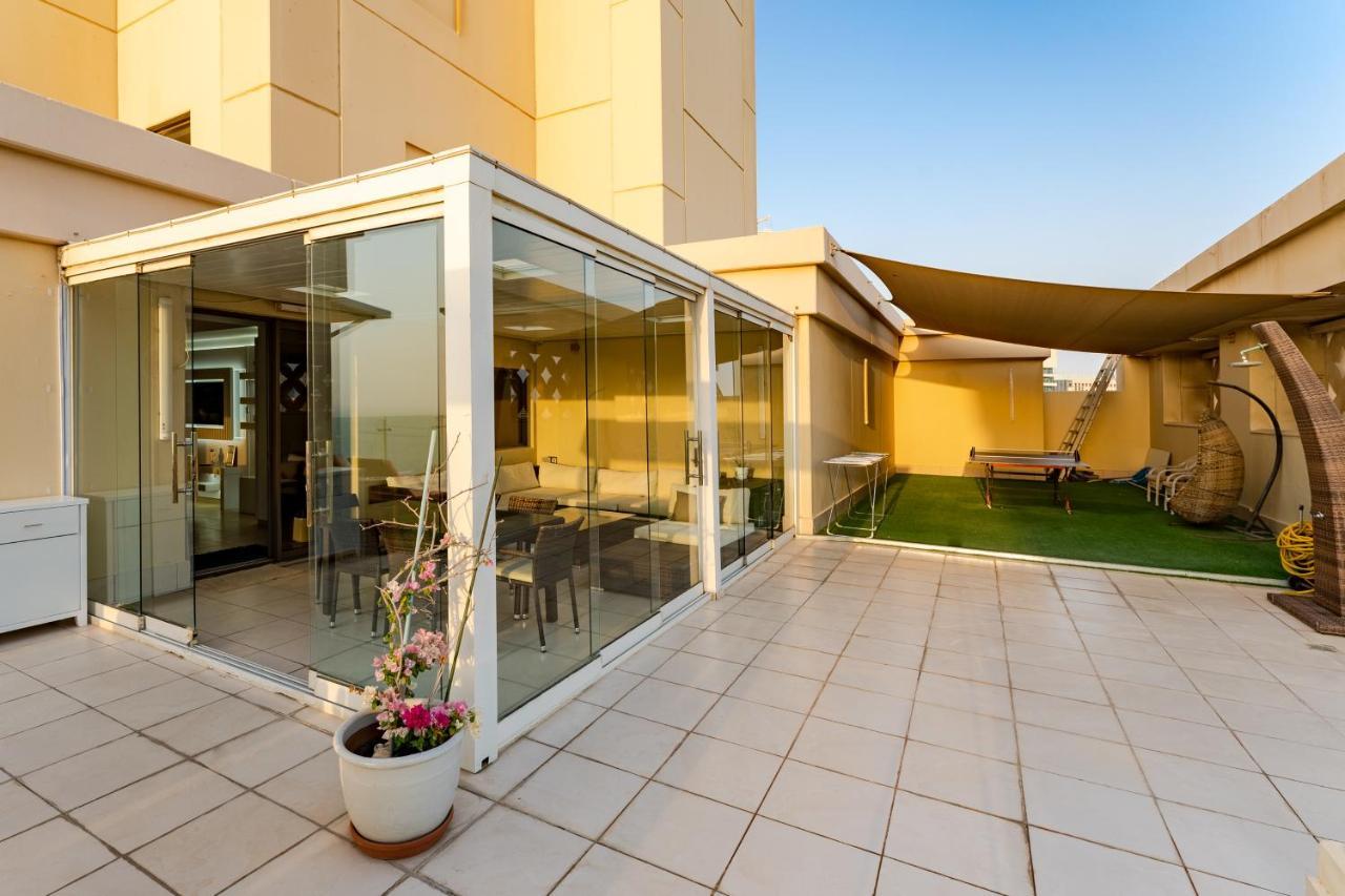 Jbr Penthouse With Terrace Pool Apartman Dubaj Kültér fotó