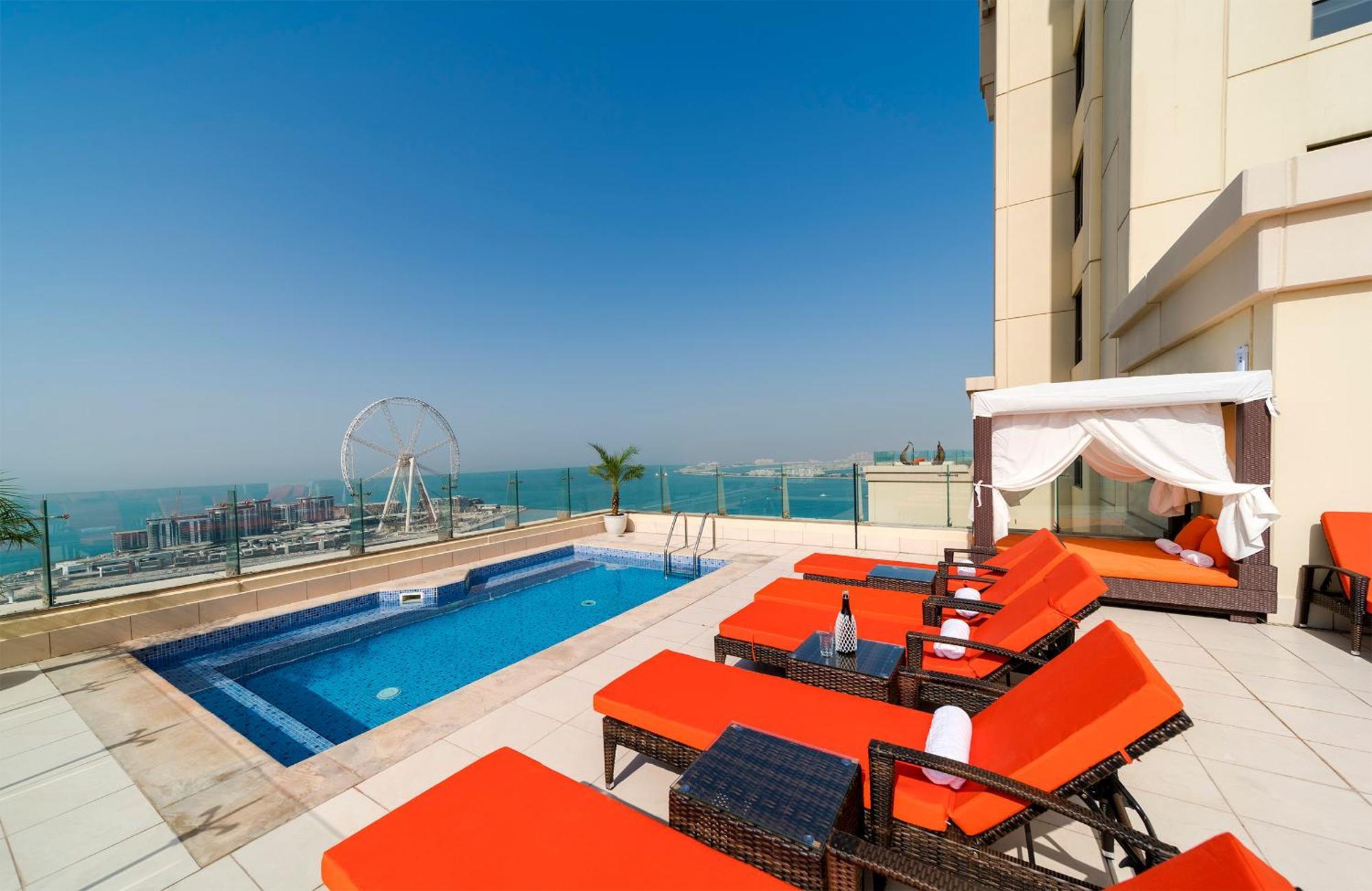 Jbr Penthouse With Terrace Pool Apartman Dubaj Kültér fotó